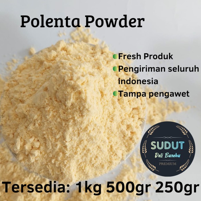 

Tepung Polenta Powder 1Kg/ Tepung Jagung Halus