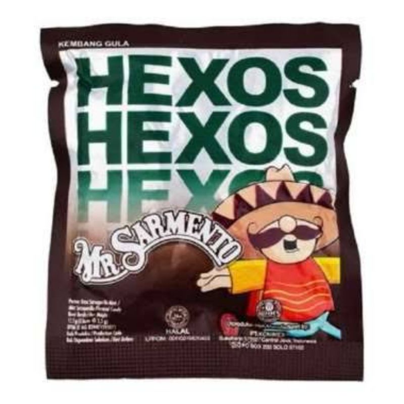 Hexos Sarmento / Permen Hexos / Permen Hexos Mr Sarmento Rasa Sarsaparilla Mint Sachet