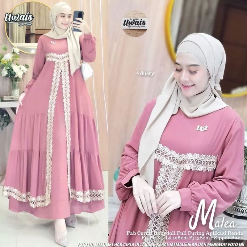 gamis jumbo ld 140 bahan ceruty gamis kondangan terbaru