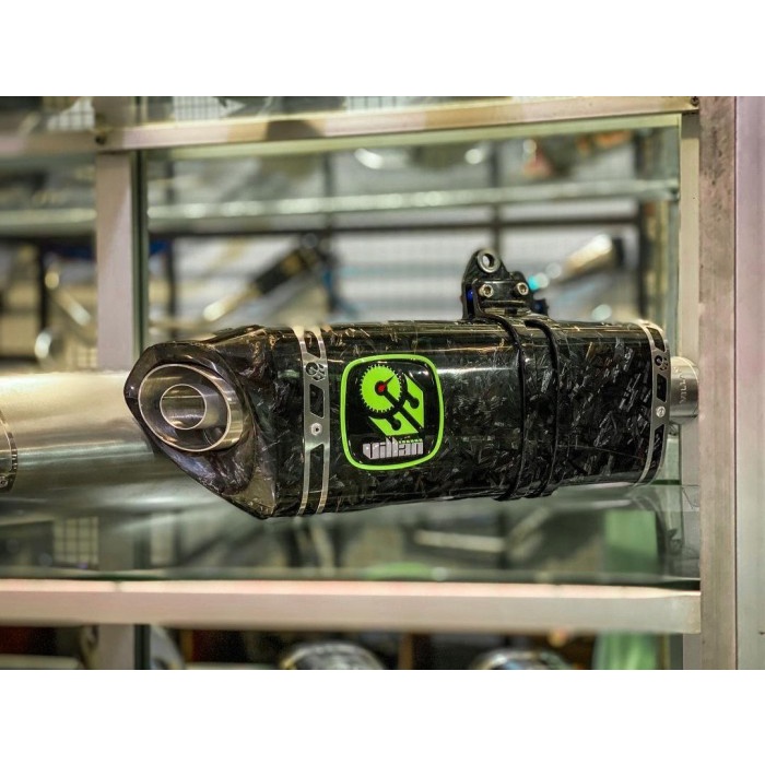 KNALPOT VILLAN MV2 carbon forged slincer only plus slipon BARANG 1005 ORIGINAL