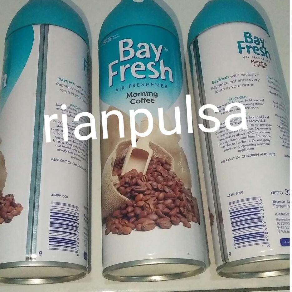 Suplier1--Pengharum Ruangan Bay Fresh Kopi BayFresh Air Freshener Morning Coffee Manual Spray Pewang
