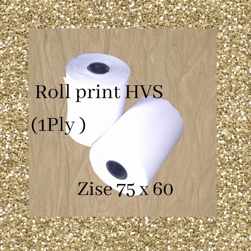

Kertas kasir/ struk HVS 1ply 75x60mm