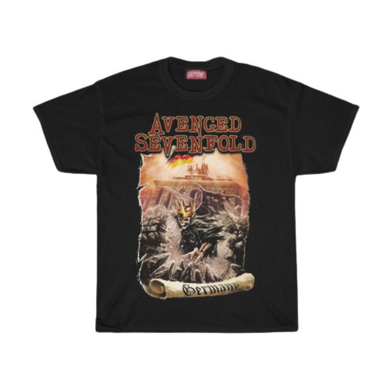 KAOS / T SHIRT / AVENGED SEVENFOLD / KAOS BAND AVENGED SEVENFOLD BERMAND