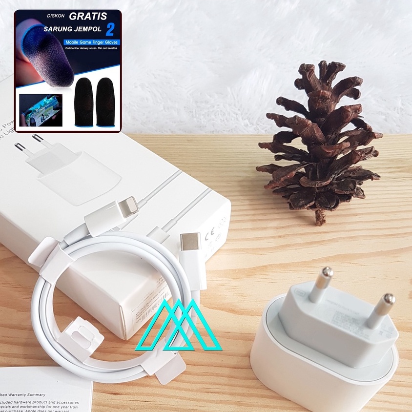 [ NEW ] Charger 20W Power Adapter USB C to cable 8pin / Fast Charging