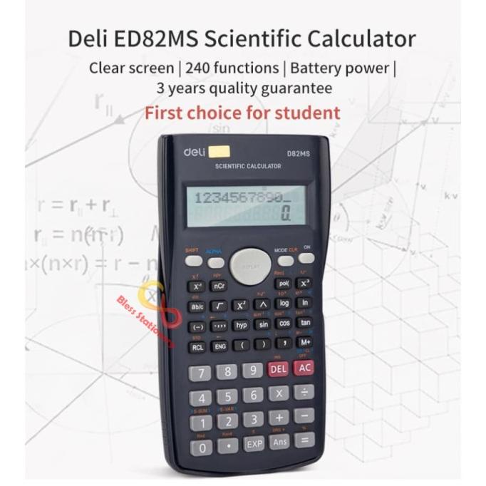 

Deli Scientific Calculator - Kalkulator ilmiah kuliah sekolah [ED82MS]