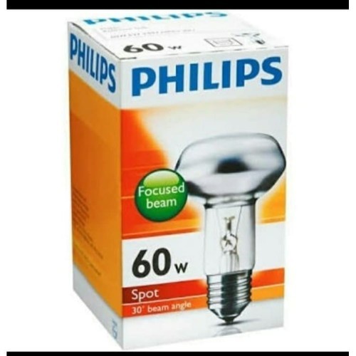 Lampu Bohlam 60 Watt Philips Spot NR63/Lampu Penghangat 60w