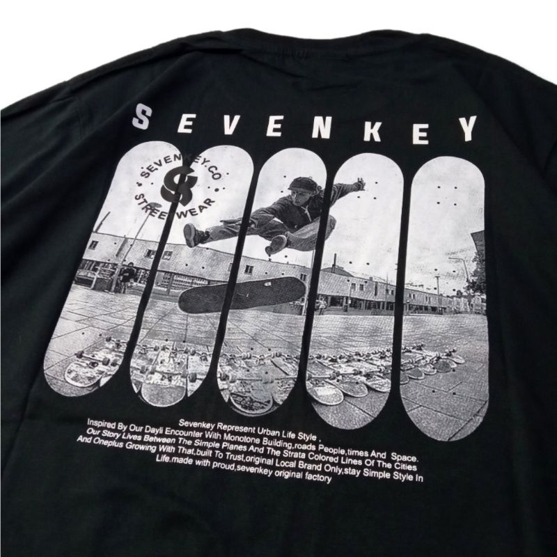 0KAOS DISTRO ORIGINAL SEVENKEY x NEXTTIME TSHIRT STREETWEAR KAOS DISTRO PRIA KAOS PRIA