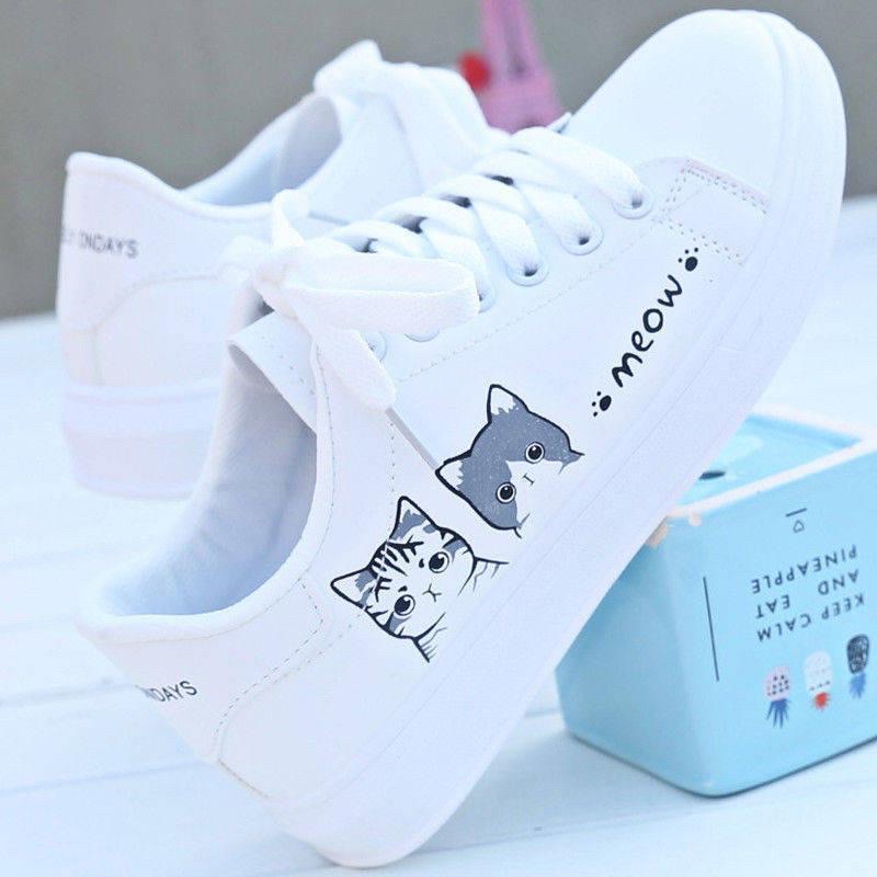(FREE KAOS KAKI &amp; BOX) SN012 SEPATU SNEAKERS WANITA IMPORT KOREA FASHION