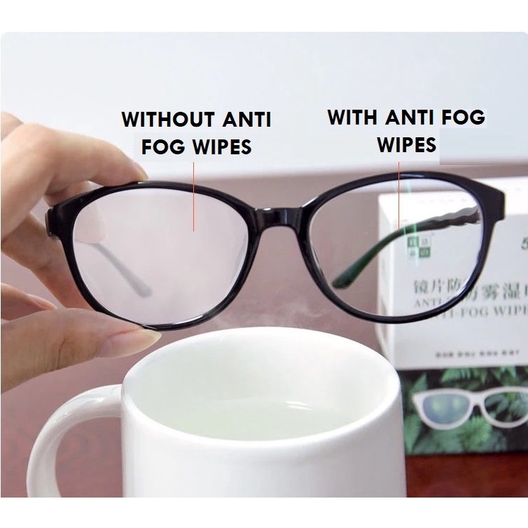 Tisu Antifog Kacamata Tisu Lap Kacamata Anti Uap Embun