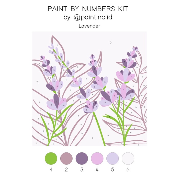 

Trendi Paint By Numbers Kit: Lavender | Paint Inc. Id | Painting Kit Hot Sale