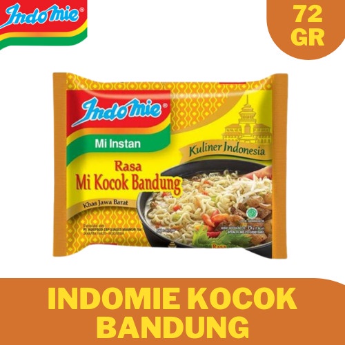 

PROMO Indomie Kuah Rasa Mie Kocok Bandung 72gr Satuan / Per kardus