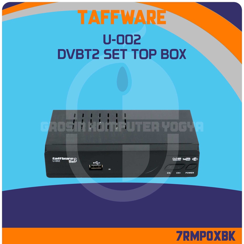 Taffware U-002 HD 1080P DVBT2 HDMI Digital Satellite TV Box Receiver