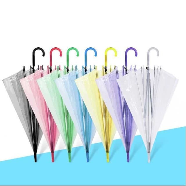 Payung Transparan Bening umbrella transparant Korea