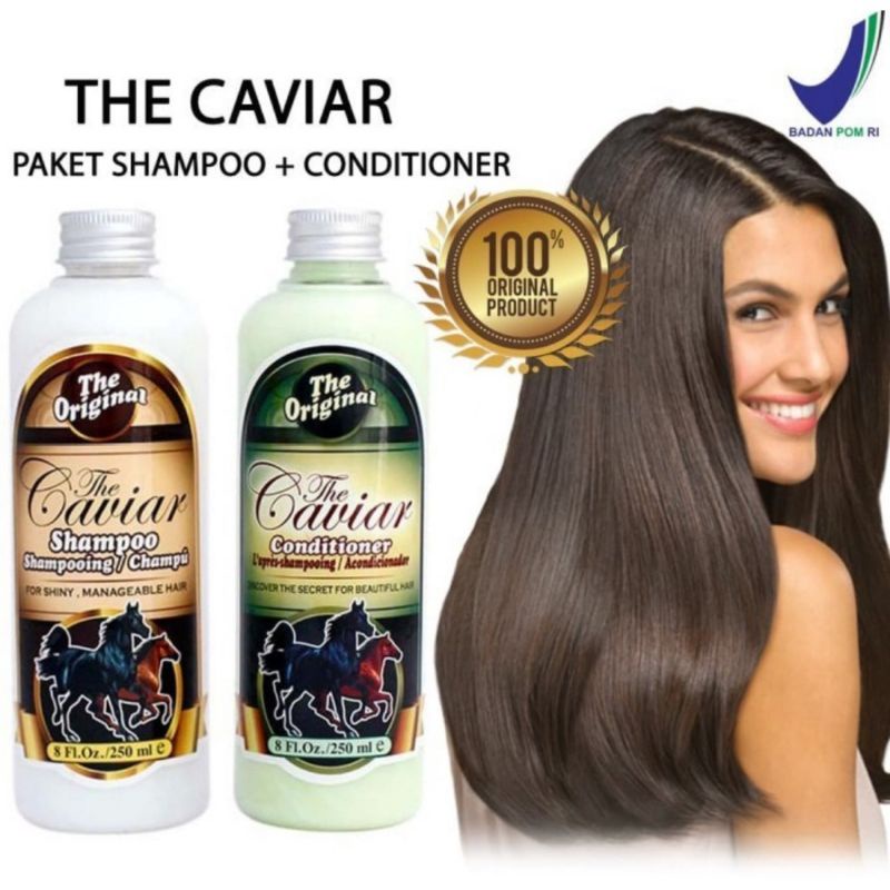 ORIGINAL BPOM The Caviar Shampoo / Conditioner Girlsneed77 COD The Original Shampoo Kuda Caviar