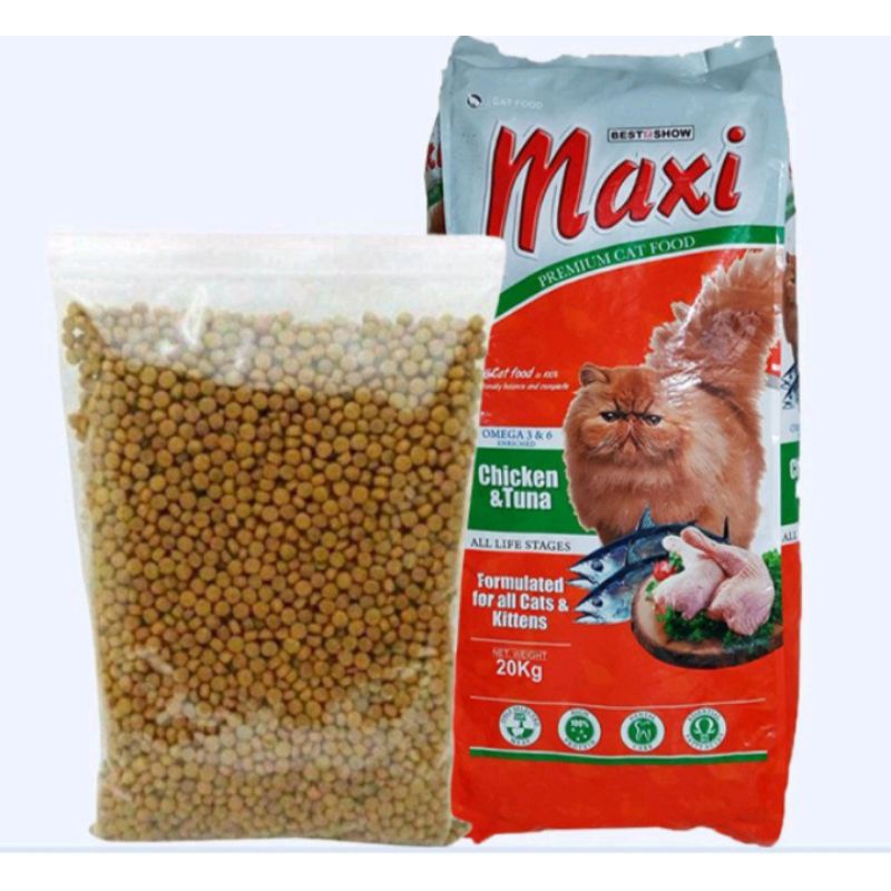 Makanan kucing promo Maxi Cat all stage paket 10kg -EKSPEDISI- makanan kucing segala usia promo