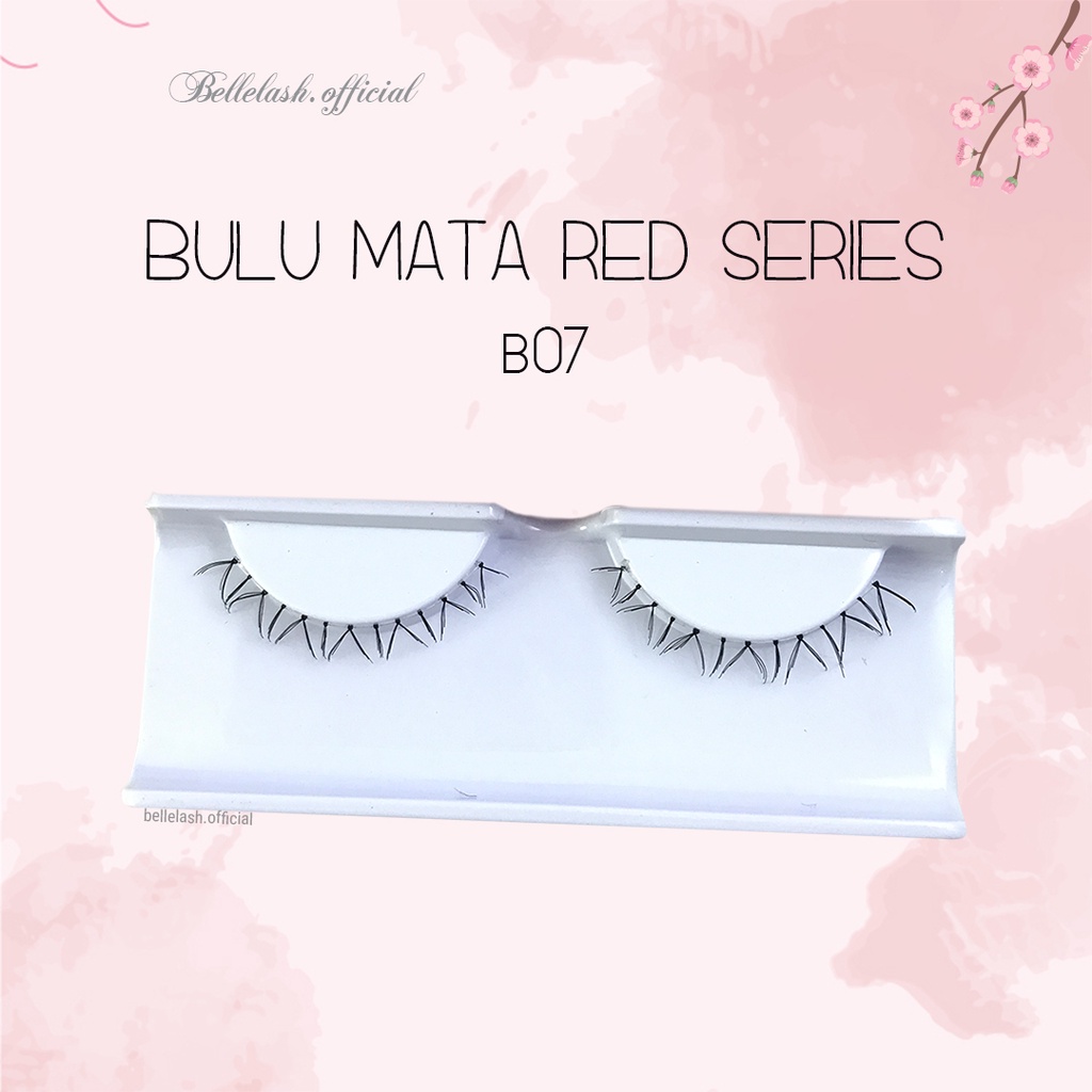 B07 Bulu Mata Bawah Palsu Handmade Natural False Eyelash Eye Lashes Belle Eyelashes