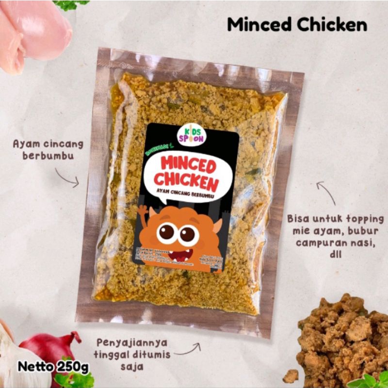 MINCED CHICKEN ( AYAM CINCANG ) KIDS SPOON