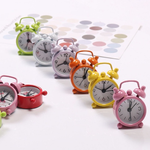 Jam Beker Alarm Mini / Jam Mini / Jam Meja Mini / Jam Unik / Jam Beker Mini / Jam Analog