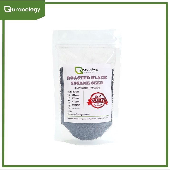 Wijen Hitam Panggang / Roasted Black Sesame Seed 100 gram