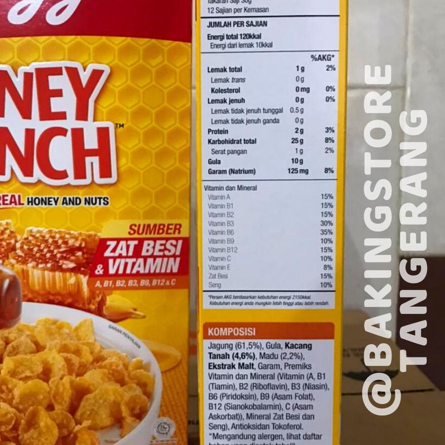 

BISA COD ✔️Sereal / cereal corn flakes honey crunch 360 gram kellogs|SQ7