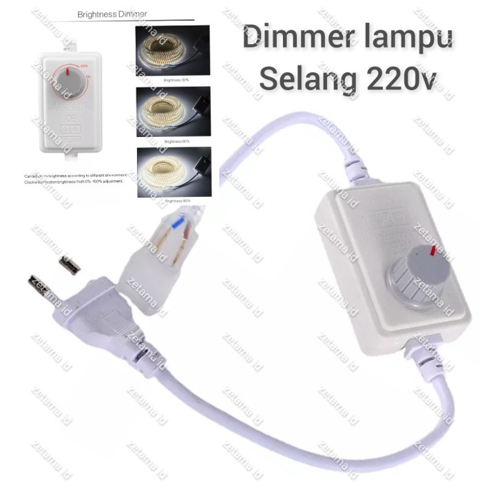SOKET DIMMER LAMPU LED SELANG AC 220V ALL VARIAN