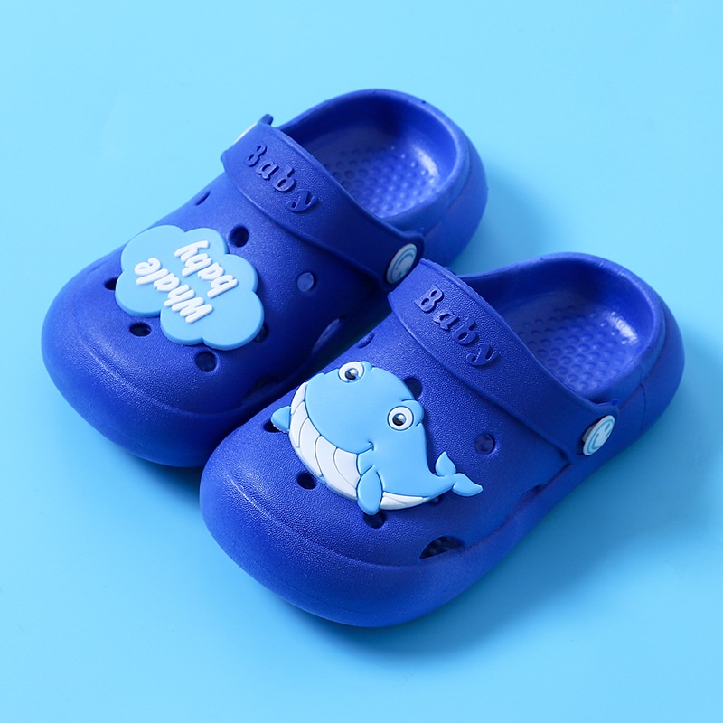 SA-P Sendal / Sandal Anak Eva Lembut Karakter Duck Dino Whale 0827