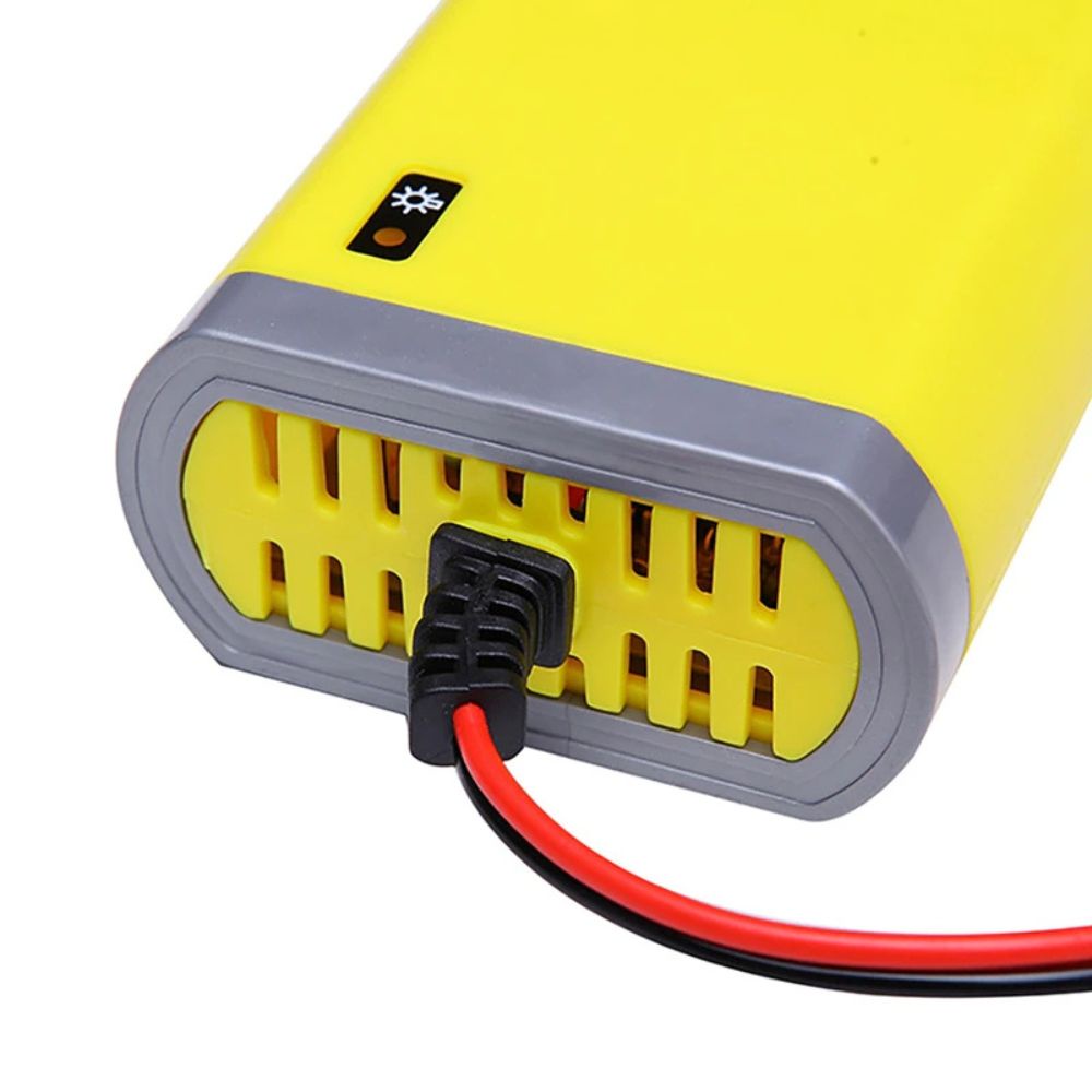 MARKETBIX Charger Aki Motor Mobil Carger Cas 12V 2A Kuning cas aki mobil