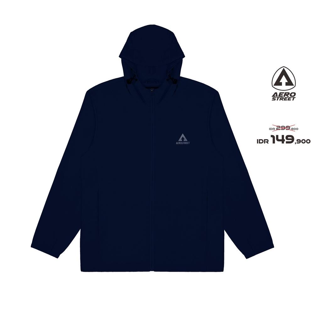 GRATIS ONGKIR Aerostreet Windbreaker Jaxton Jacket Navy IAAAA (ART. 1152)