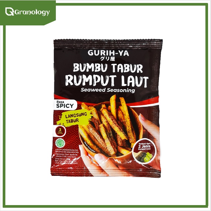 Gurih-Ya Bumbu Tabur Seaweed 15 gram Rasa Spicy