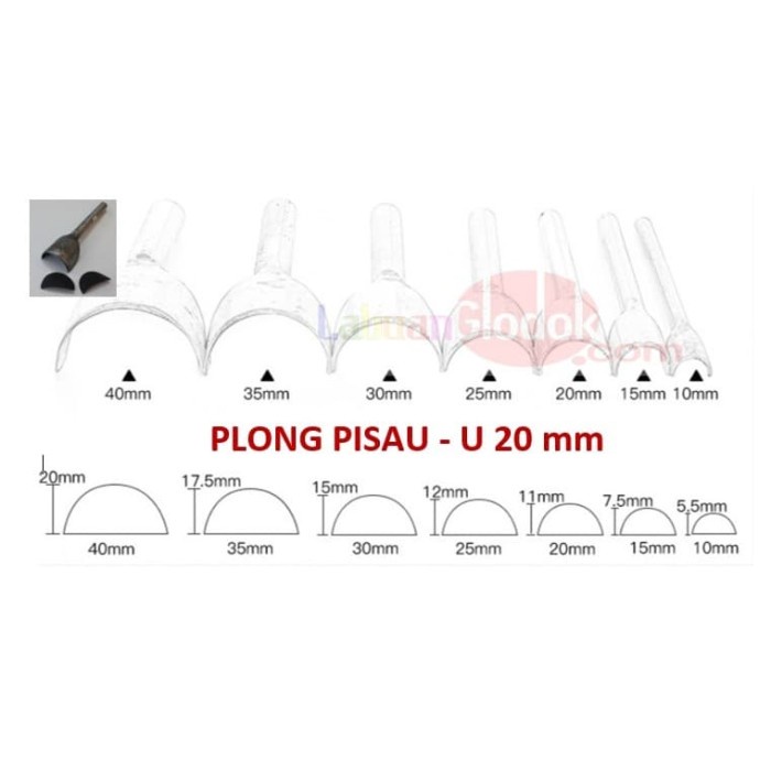 

Aman Plong Pisau 20Mm/Plong Motif U/Pembolong/Plong 20Mm Hemat