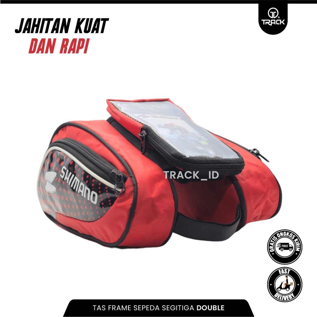 

Tas Frame Sepeda Segitiga Double Tempat Penyimpanan Barang Dan Hp Multifungsi - Track_id