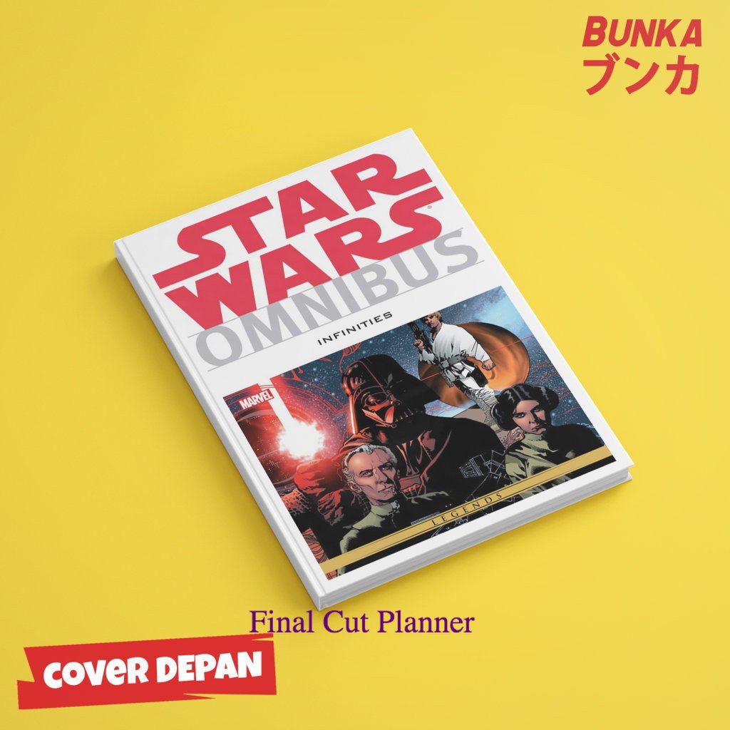 

Notebook Starwars Omnibus Cover 05 Hardcover A5 Buku Tulis Catatan Note Agenda Planner .