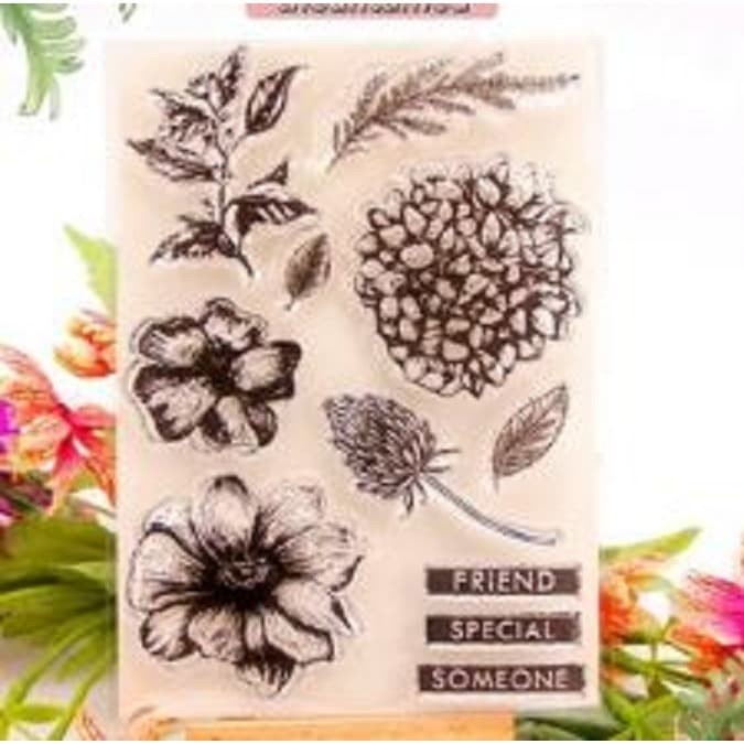 

Jual Clear Stamp (Stempel Transparan/Bening) - Flowers And Leaves_209 Gilaa!!!
