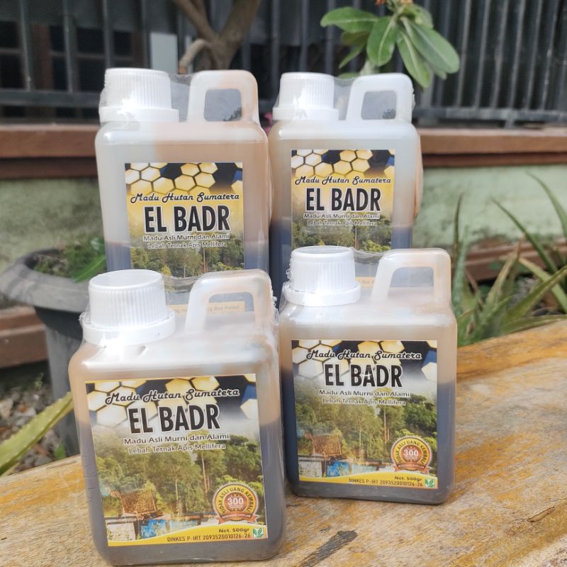 

MADU MURNI EL BADR // Madu Hutan Sumatera El Badr- Lebah Ternak Apis Mellifera (KEMASAN 500GR & 1000GR)