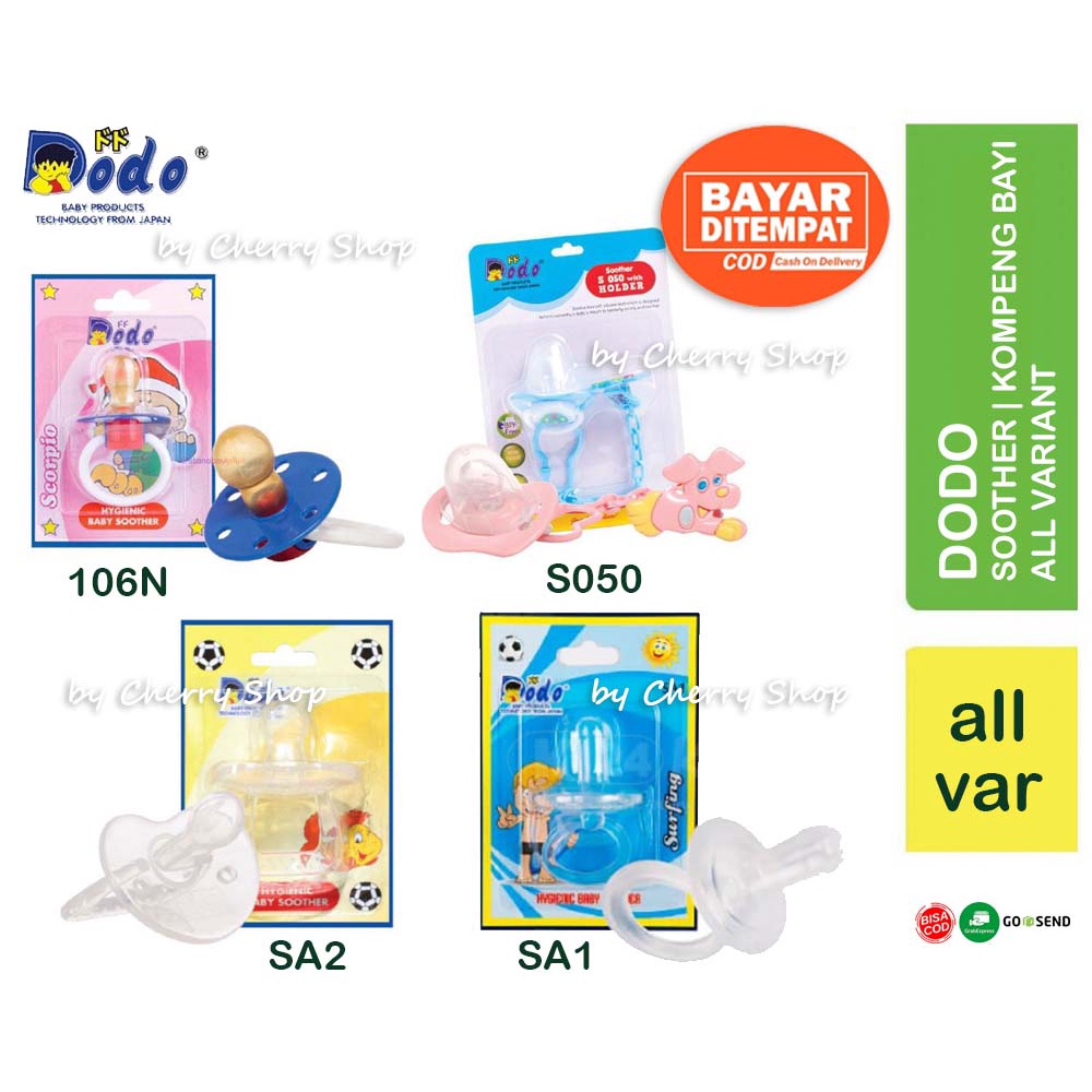 [BPA FREE] DODO KOMPENG - EMPENG SOOTHER - DOT DODO SILIKON | SOOTHER 106N | SA1 | SA2 | S050