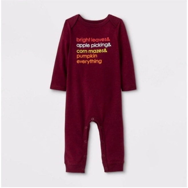 ROMPER CAT&JACK ANAK LAKI LAKI/ PEREMPUAN MAROON