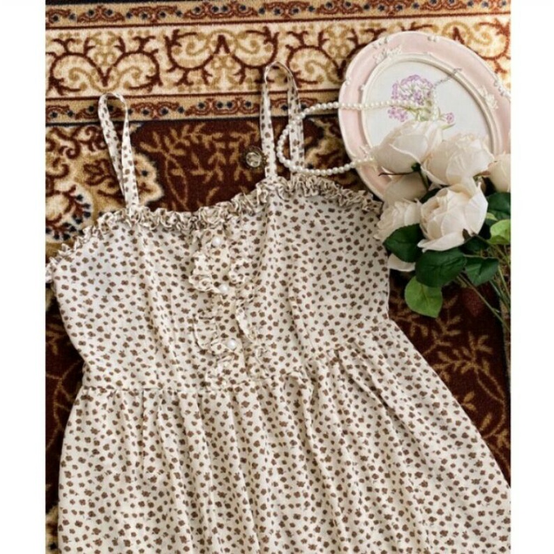 Rania Overall | Size M | Himeka Vintage | Overall Vintage | Dress Vintage | Baju Vintage | Dress Bun