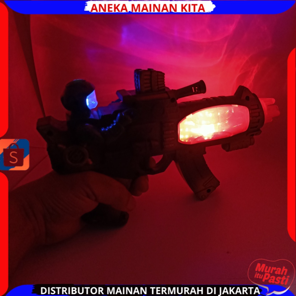 mainan anak laki laki mainan pistol laser pistol baterai anak