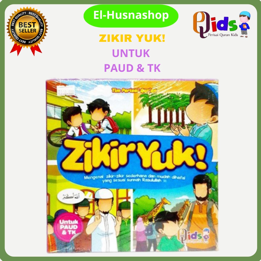 Zikir Yuk Untuk Paud Dan TK Paket Buku Anak Isi 10 Buku Qids Perisai Quran Kids