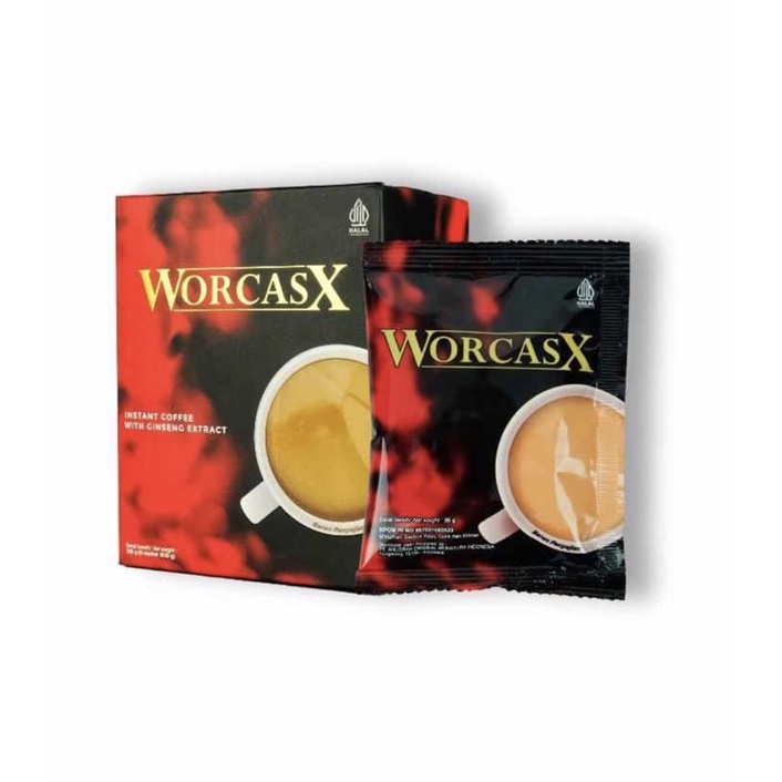 

COD WorcasX Kopi Stamina - Instant Coffee 1 Box Isi 5 Sachet // Minuman Pria