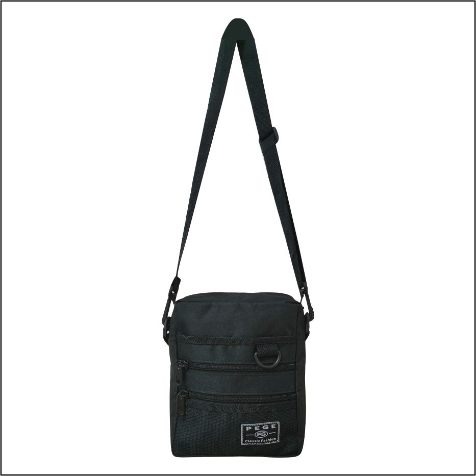 Tas Selempang Pria PEGE Slingbag Model Polos Simpel - PEGE - 8907