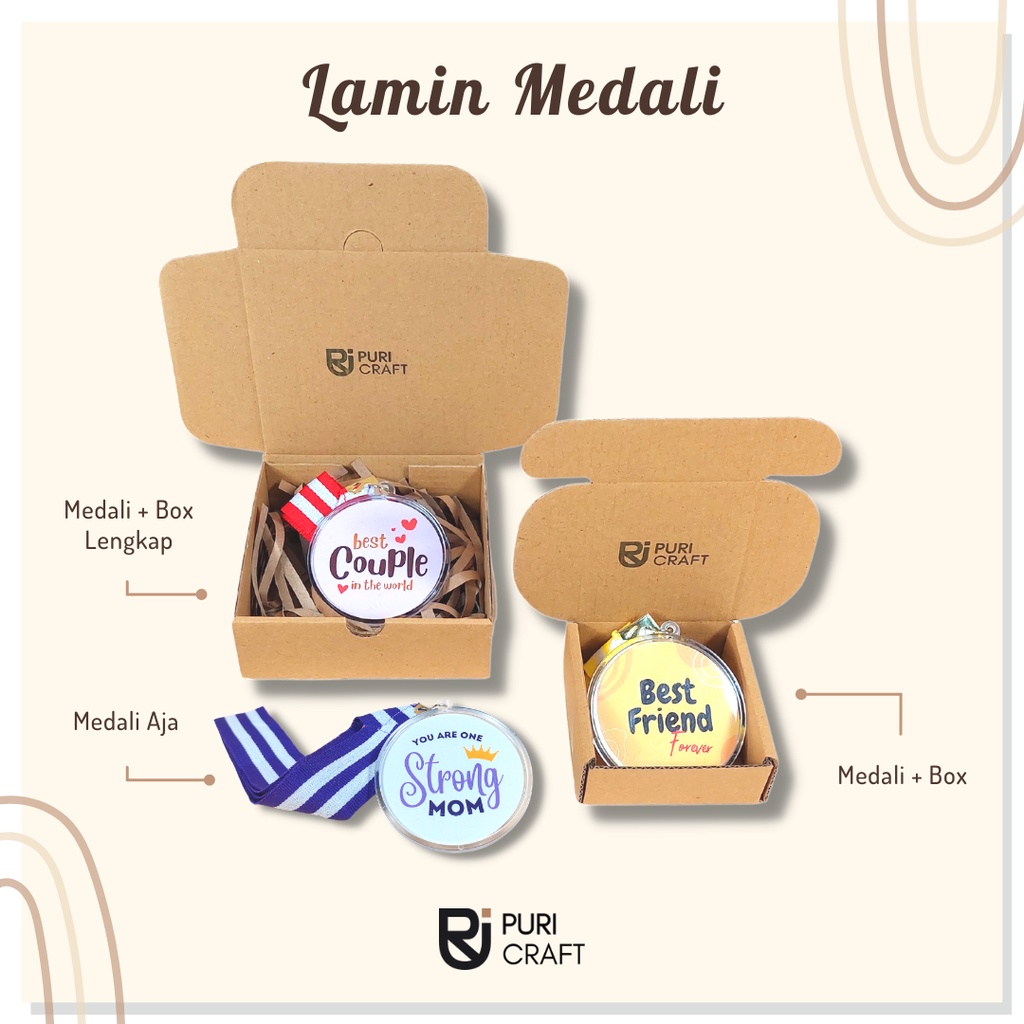 LAMIN MEDALI Series / Medali Custom / Medali Akrilik Custom / Medali Wisuda / Medali Murah