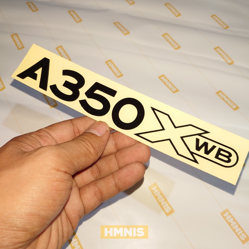 Sticker Airbus A350 XWB, Cutting Sticker Pesawat Airbus A350 XWB