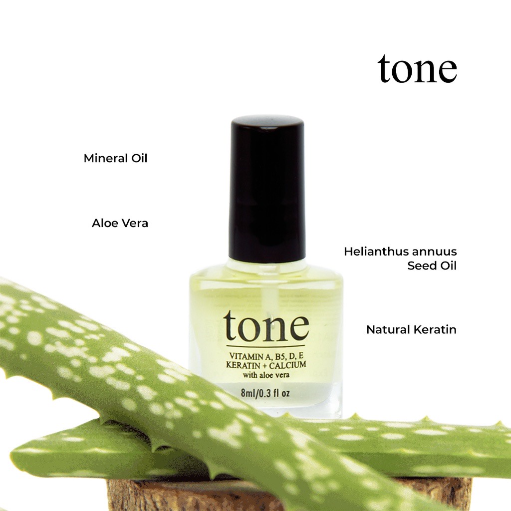 READY! TONE NAIL VITAMIN BPOM ￼Vitamin Kuku Tone | Booster Keratin+Calcium | Nail Vitamin | Cuticle Oil/Minyak Kuku