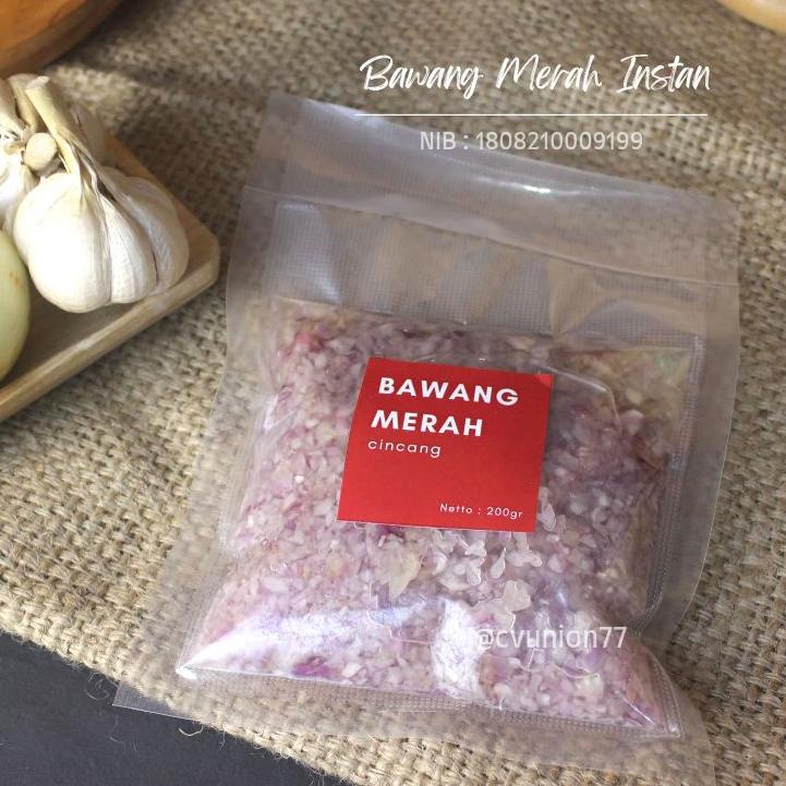 

BISA COD ✔️BAWANG MERAH INSTAN KUPAS CINCANG IRIS SIAP GORENG 200GRAM | SHALLOT IN OIL|SQ3