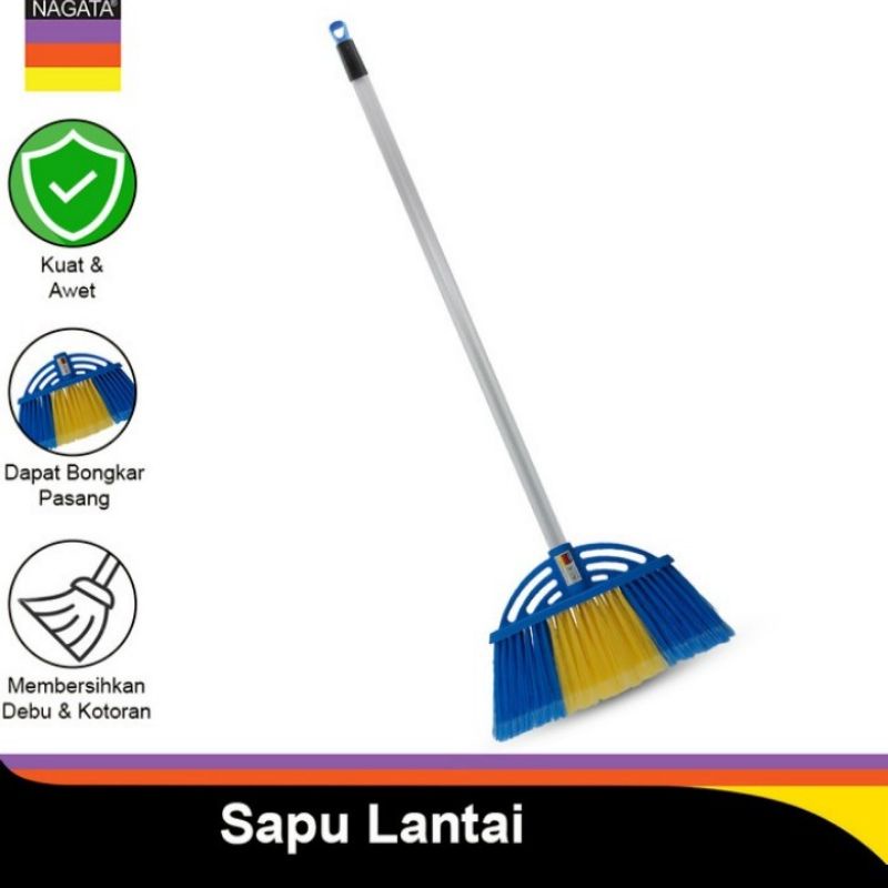 sapu lantai nagata - sapu lantai plastik - sapu qualitas terbaik