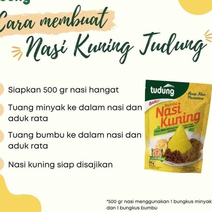 

Trca1A9m--Tudung Bumbu Nasi Kuning Instan 55gr Bundling isi 3