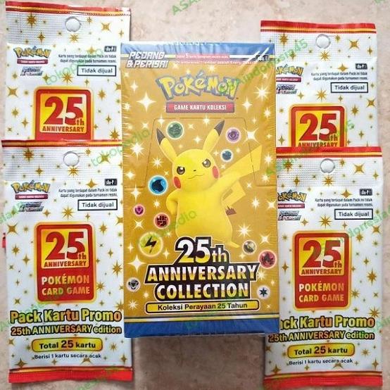 Kartu Pokemon Tcg 25Th Anniversary Collection Booster Box S8A Terbaru