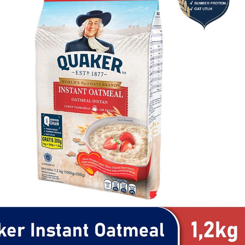 

Quality Control✅Quaker Instant Oatmeal 1200 gr|RA7