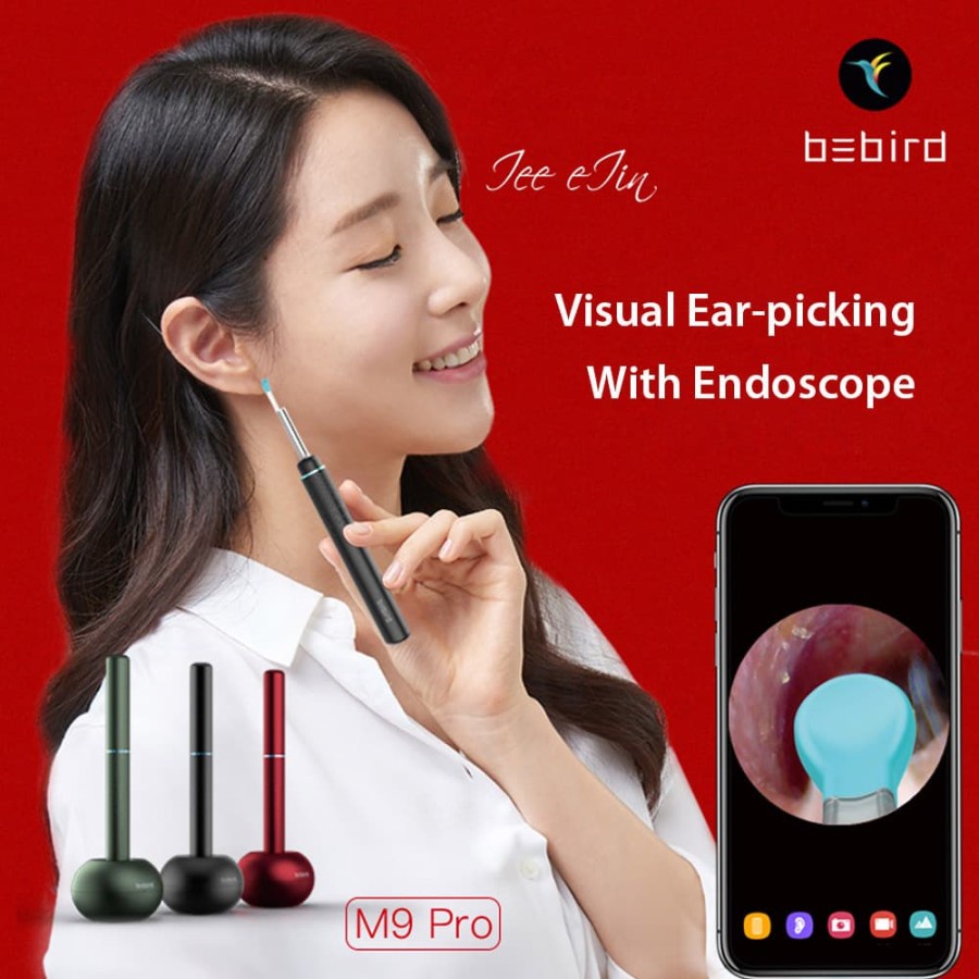 Bebird m9 Pro / r1 Ear Stick Kamera Endoscope 300W - Be Bird Korek Kuping